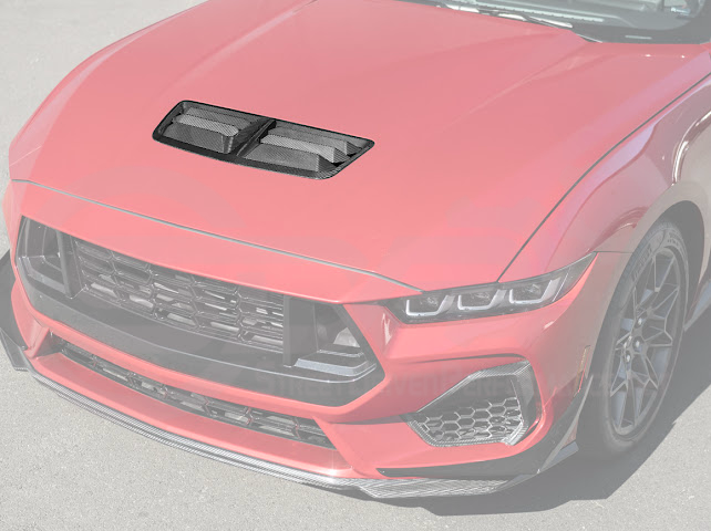 2024-UP FORD MUSTANG S650 | FRONT UPPER HOOD VENT INSERT
